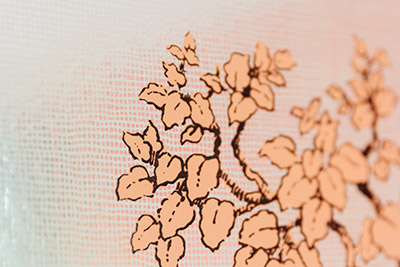 close up of wallpaper home design consultant