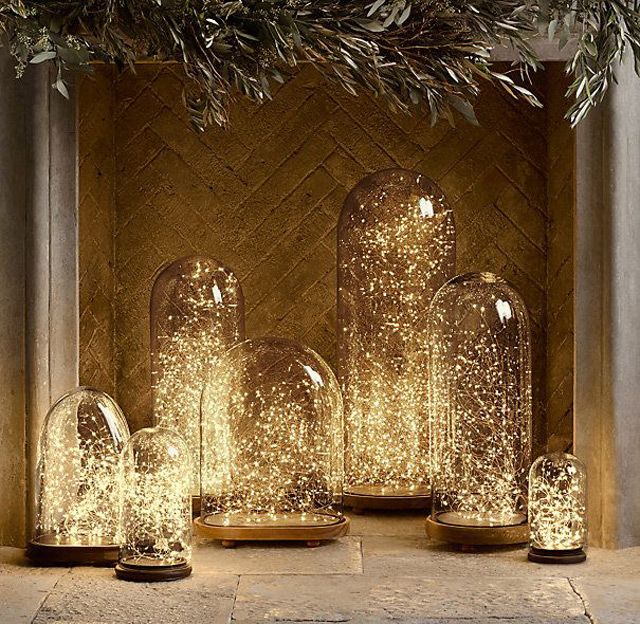 fairy lights in domes for christmas decorating with fairy lights for christmas