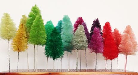 Bottle brush christmas trees how to decorate your house for christmas