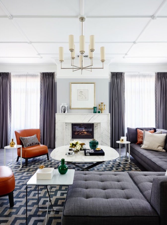 the best colours to put with grey orange interior design heidelberg